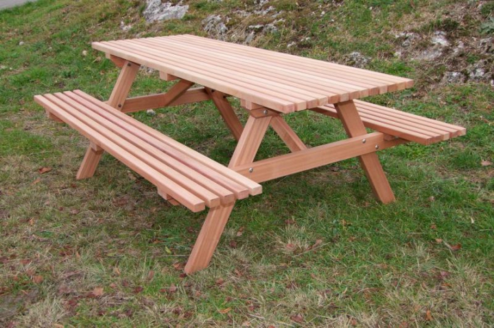 Table pique-nique en bois exo Forcanada